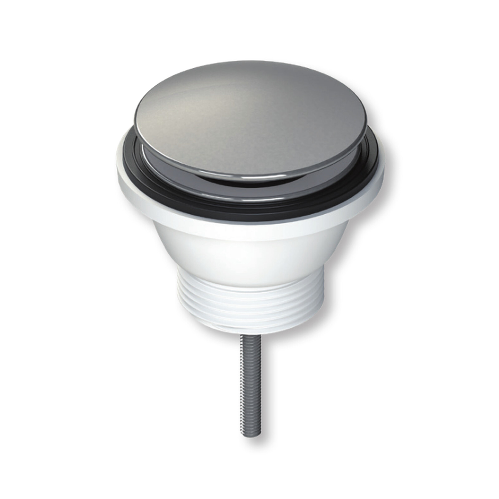 Βαλβίδα νιπτήρος 1 1/4″ χ Φ63 Universal click clack με inox σχαράκι – SPEK