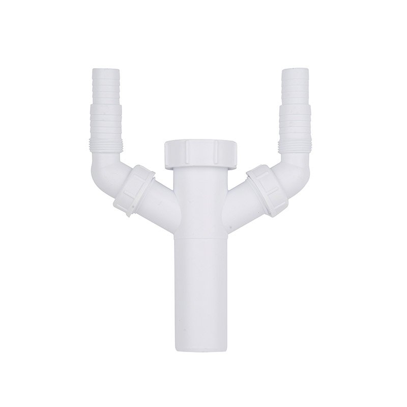 Κορμός σιφονιού με διπλή παροχή 1 1/2~~ x 40mm Β.Τ.