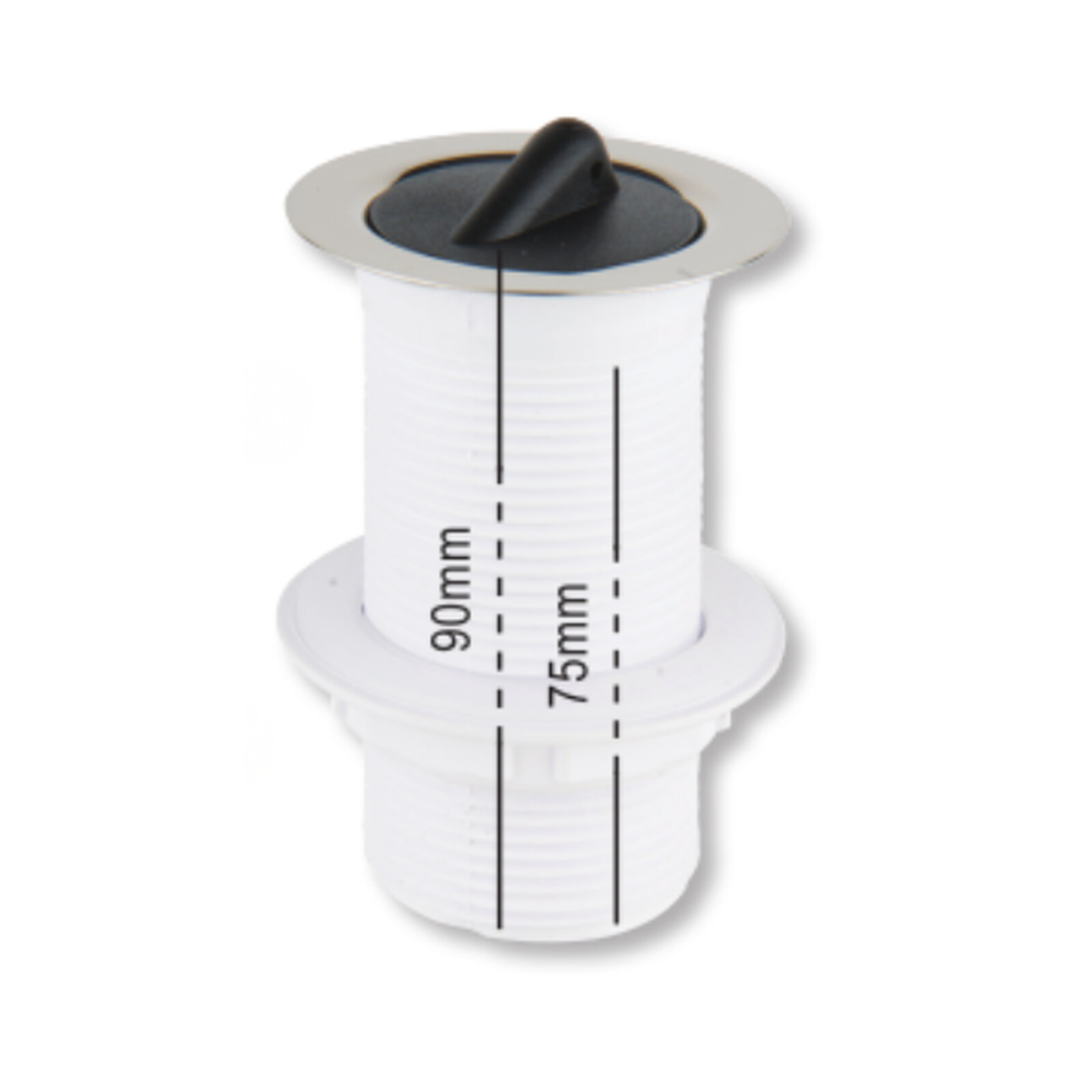 Βαλβίδα νιπτήρα χωρίς υπερχείλιση 1 1/4″ χ Φ60 – SPEK