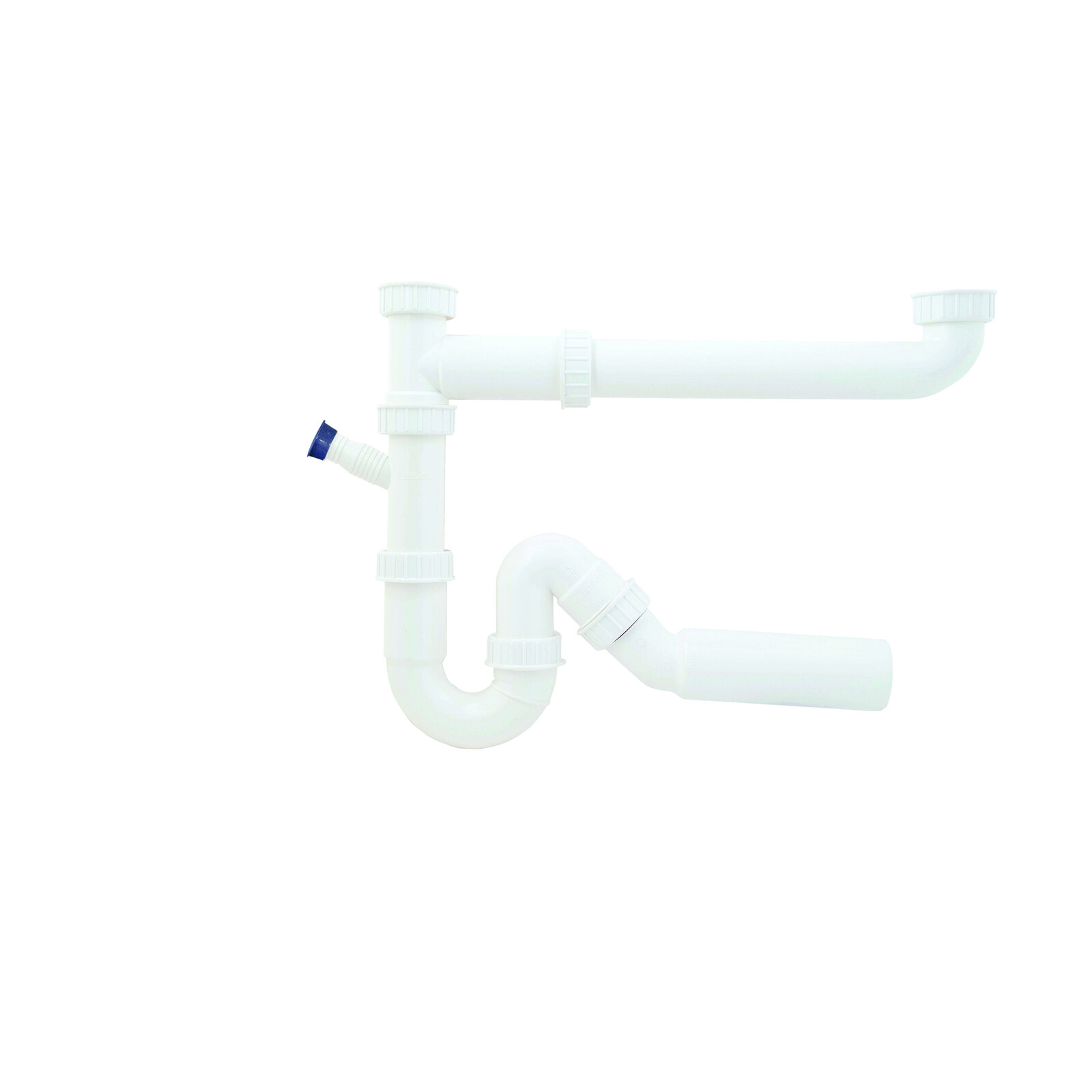 Σιφόνι διπλό 1 1/2″ με έξοδο Φ50 – SPEK