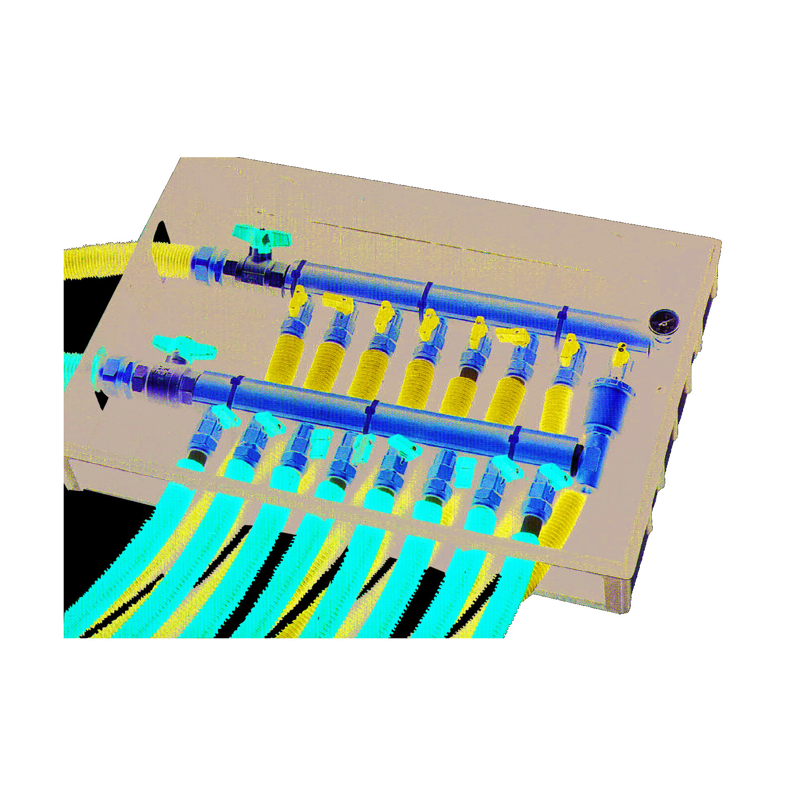 Πίνακας πλαστικός υδραυλικών 40 × 40 cm – SPEK